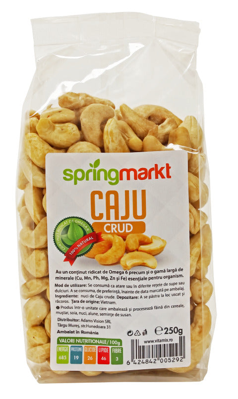 Caju crud 250gr - Springmarkt