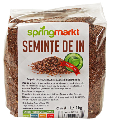 Seminte de in, 1 kg-ADAM.00350