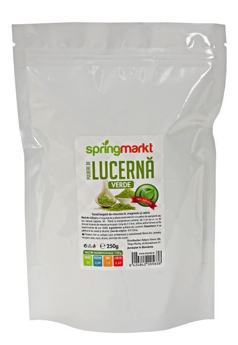 Lucerna verde pulbere 250gr - Springmarkt