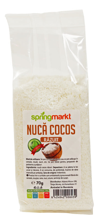 Nuca cocos razuit 70gr - Springmarkt