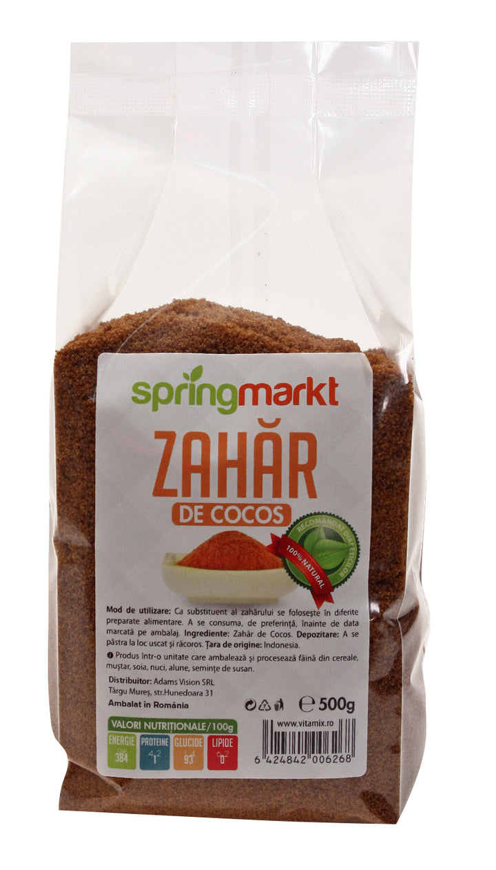 Zahar de cocos, 500 gr-ADAM.00463