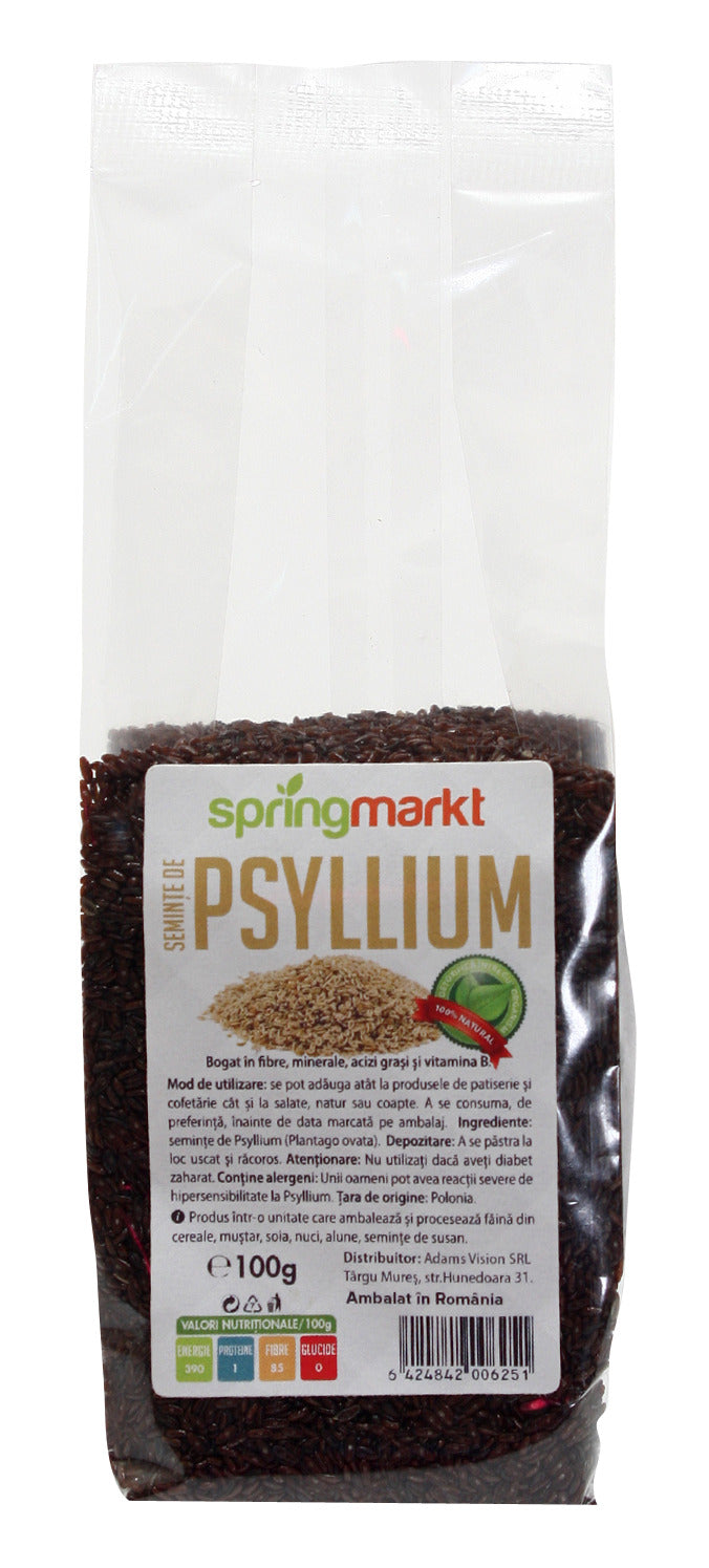 Psyllium, seminte, 100 gr-ADAM.00465