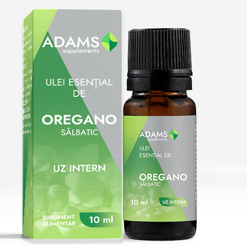 Ulei esential de oregano 10ml (uz intern) - Adams Vision
