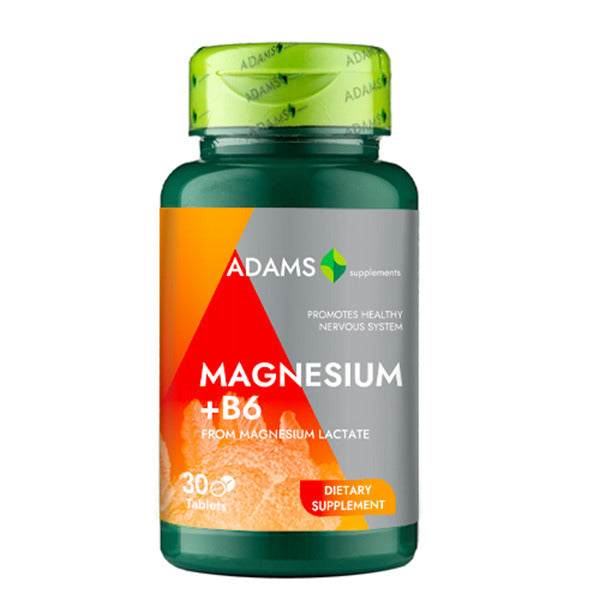 Magneziu+b6 2*30cpr pch - Adams Vision
