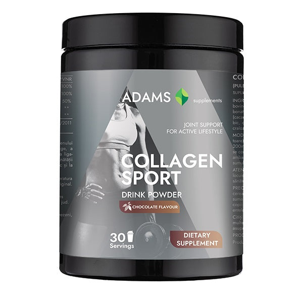 Colagen sport pulbere ciocolata 600gr - Adams Vision