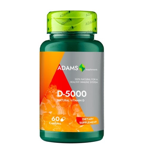 Vitamina d-5000 naturala 60cps - Adams Vision