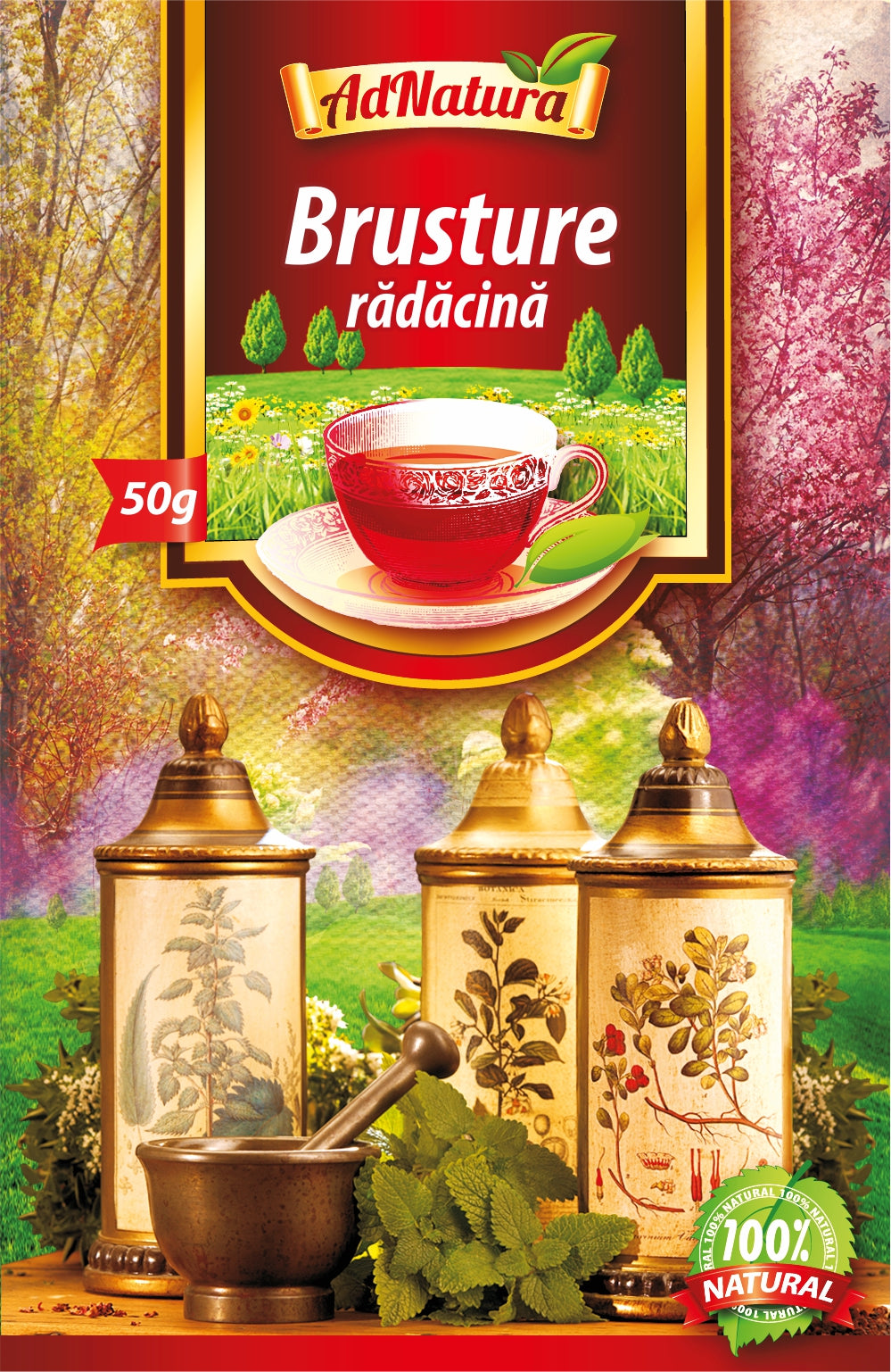 Ceai de brusture radacina 50gr - Adserv