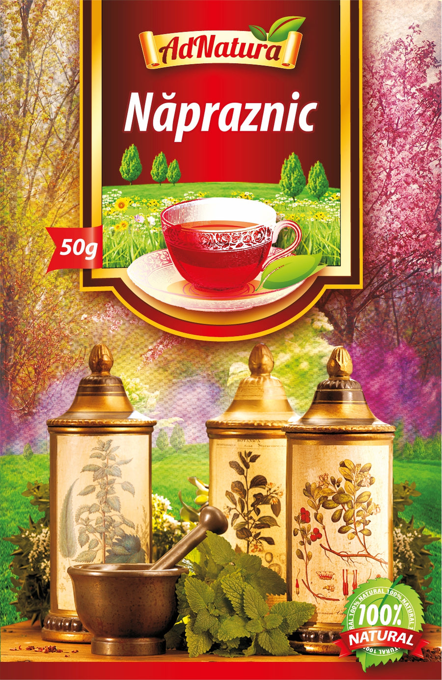 Ceai de năpraznic 50 g – AdNatura - Confort digestiv