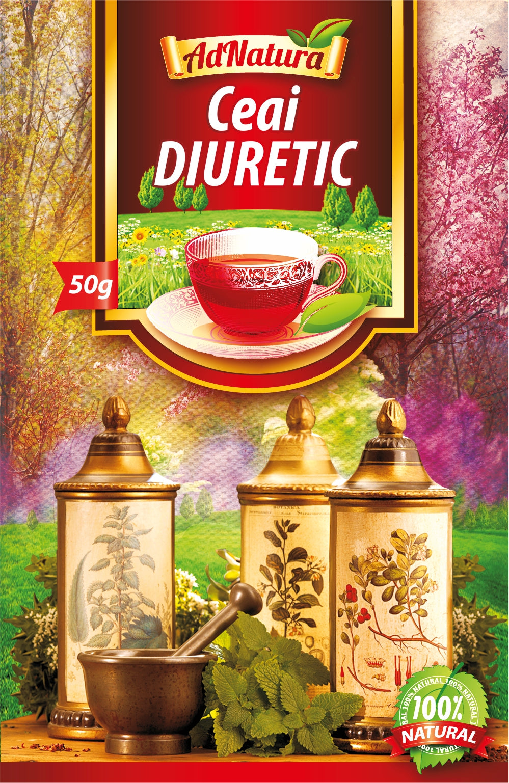 Ceai diuretic 50gr - Adserv
