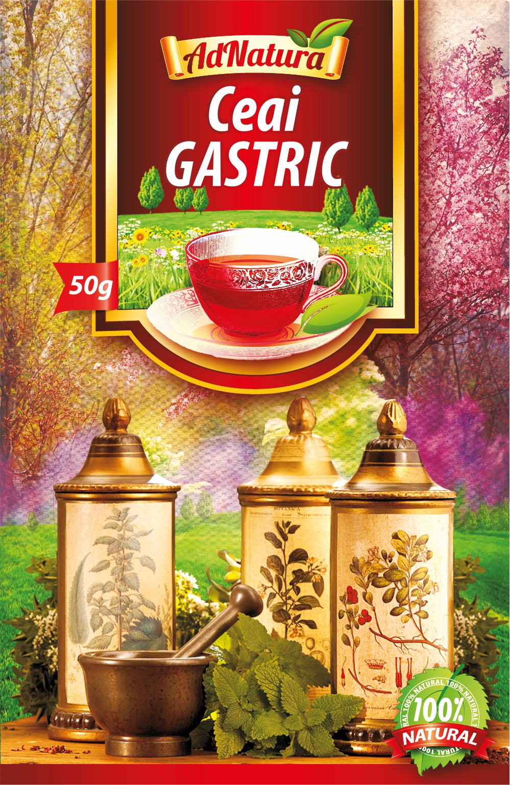 Ceai gastric 50gr - Adserv