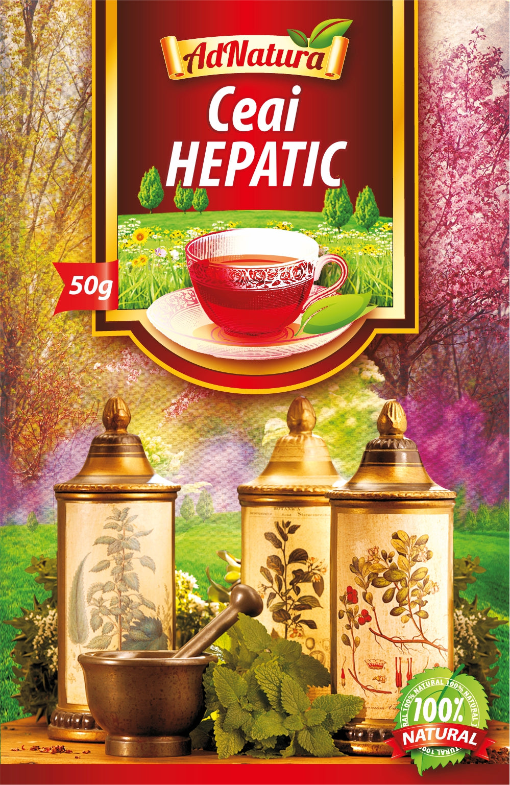Ceai hepatic 50gr - Adserv