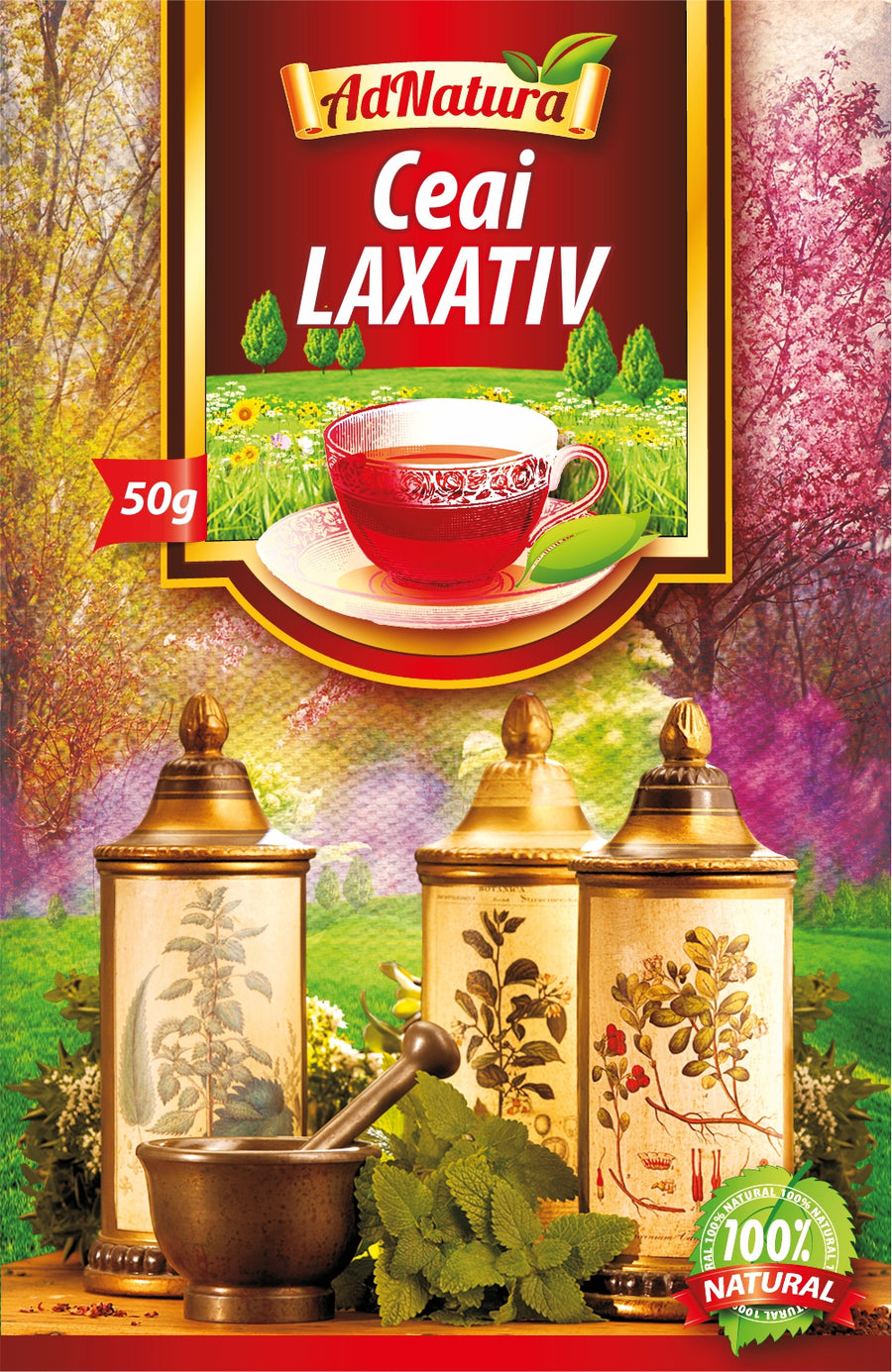 Ceai laxativ 50 g – AdNatura Adserv