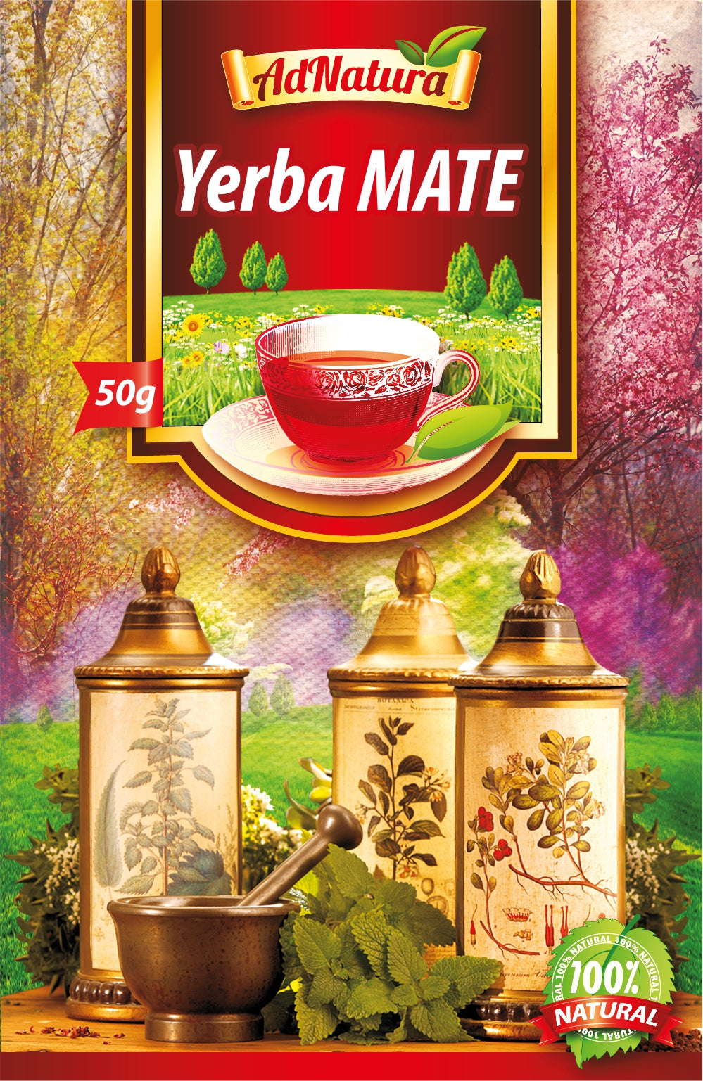 Ceai de yerba mate 50gr - Adserv