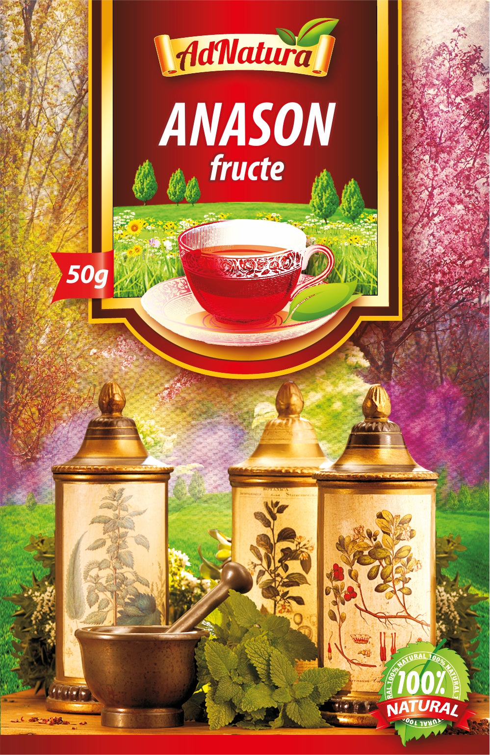 Ceai de anason fructe 50gr - Adserv
