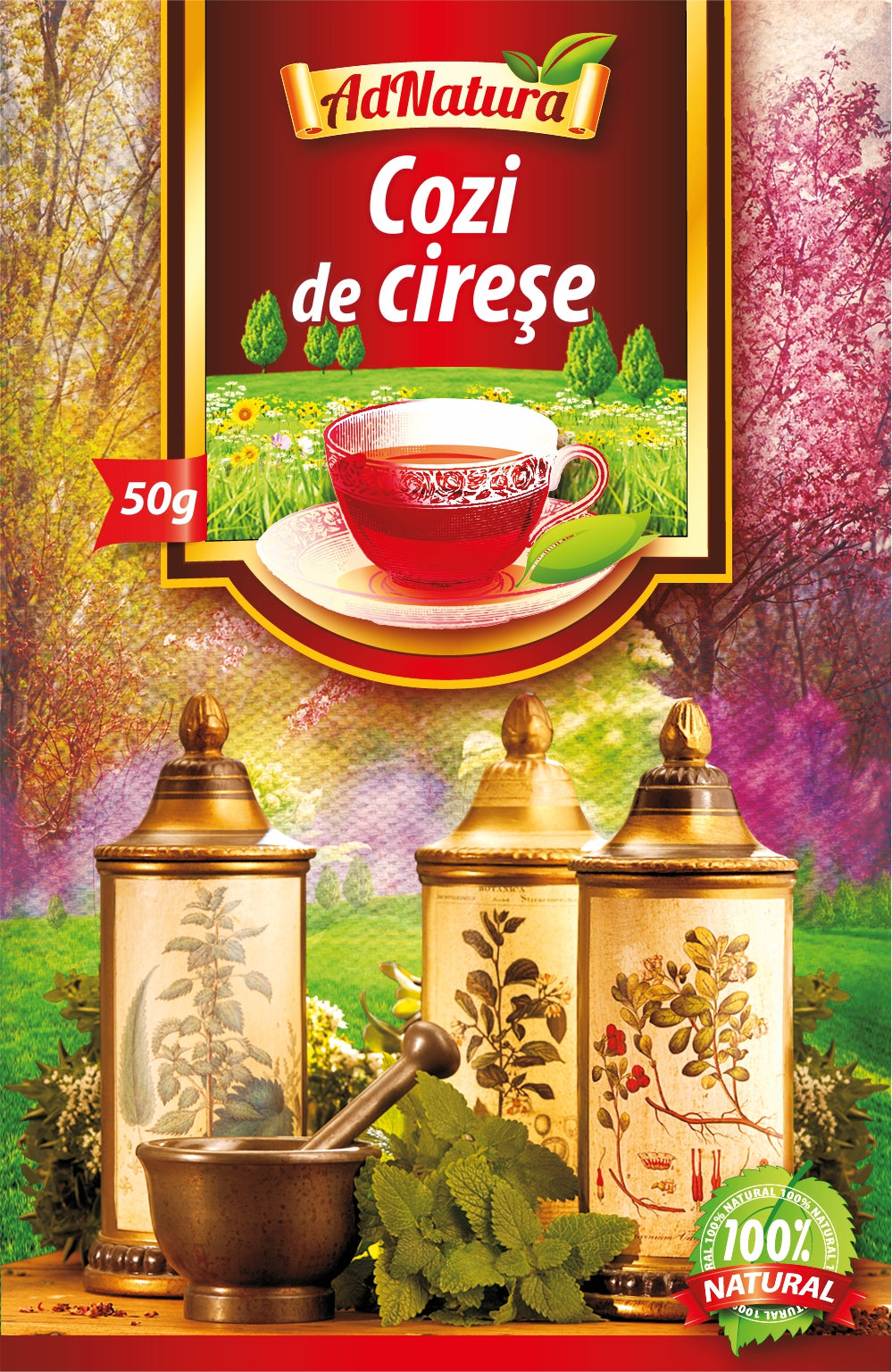 Ceai de cozi cirese 50gr - Adserv