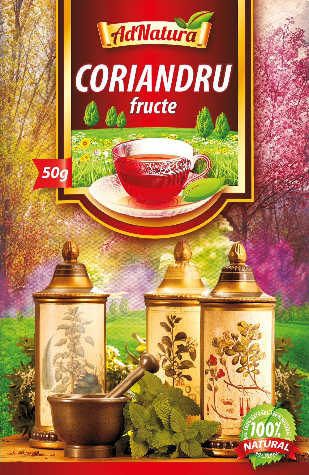 Ceai de coriandru fructe 50gr - Adserv