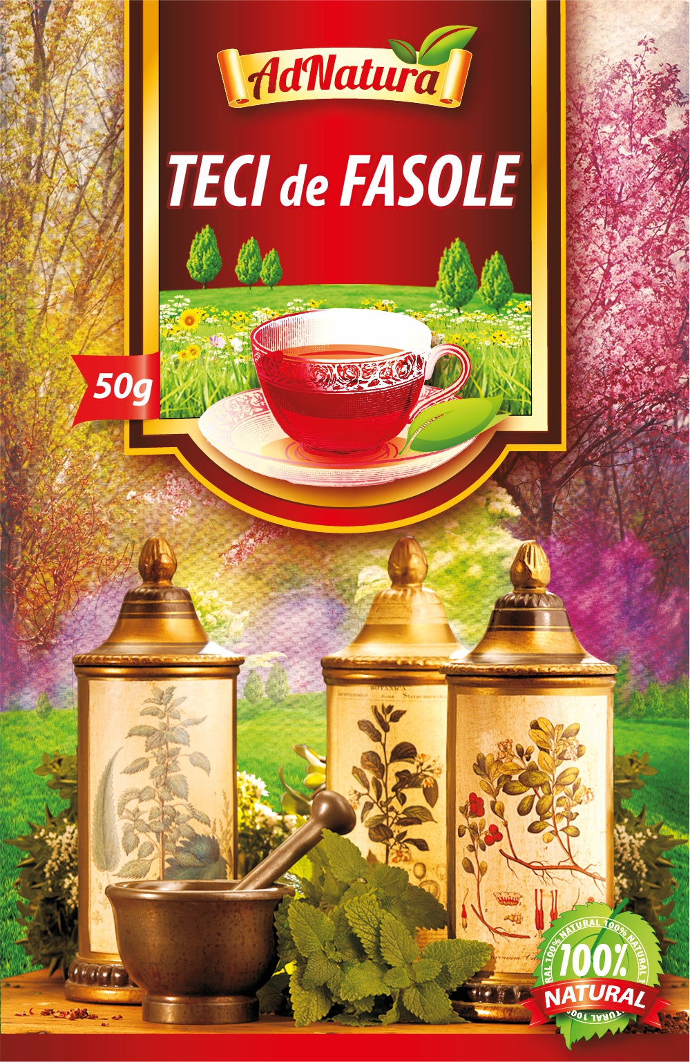 Ceai de teci fasole 50gr - Adserv