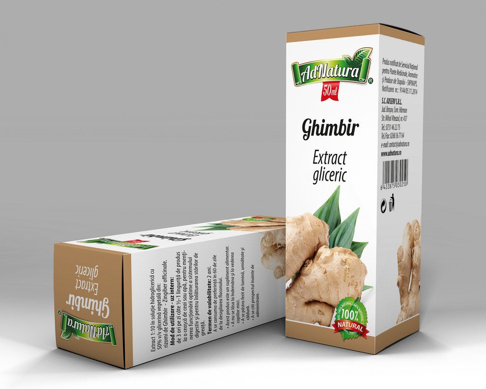 Extract gliceric ghimbir 50ml - Adserv