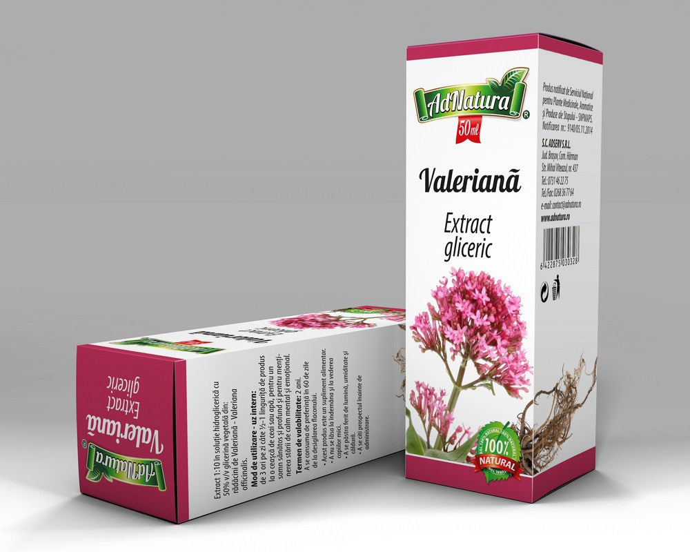 Extract gliceric valeriana radacina 50ml - Adserv