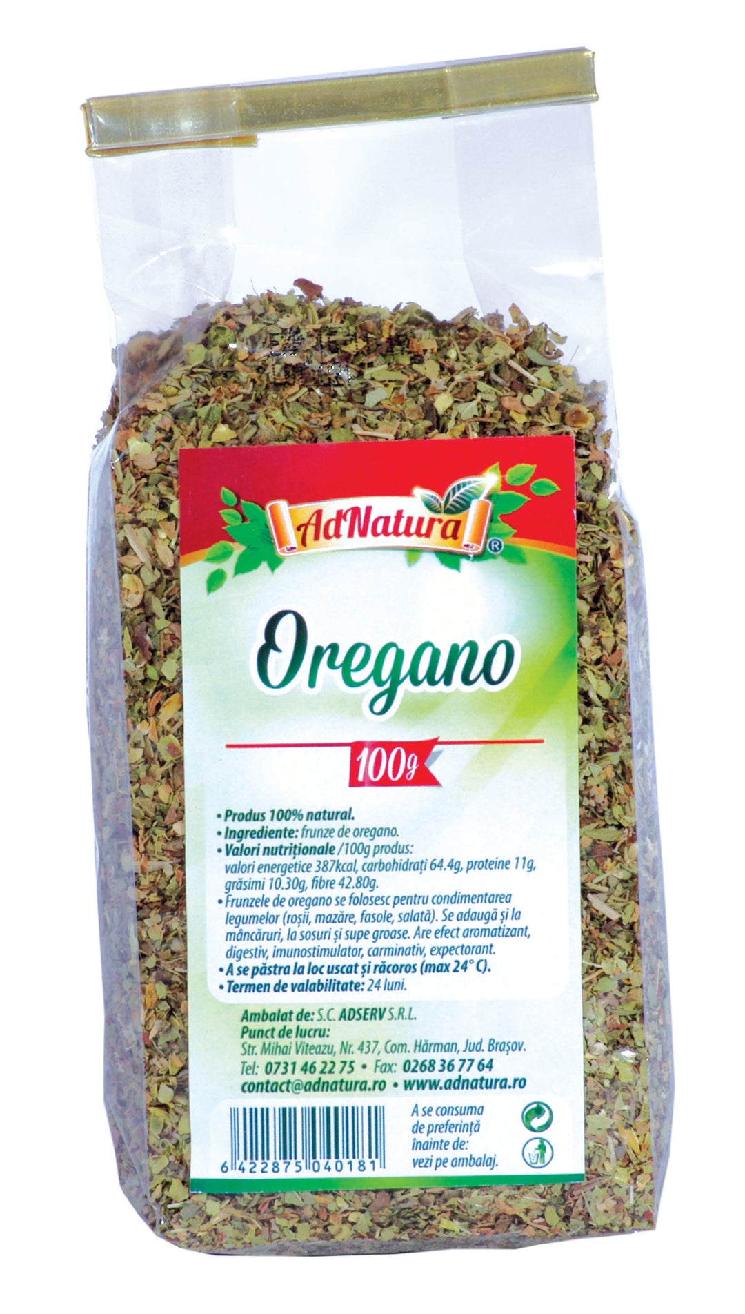 Oregano 100gr - Adserv