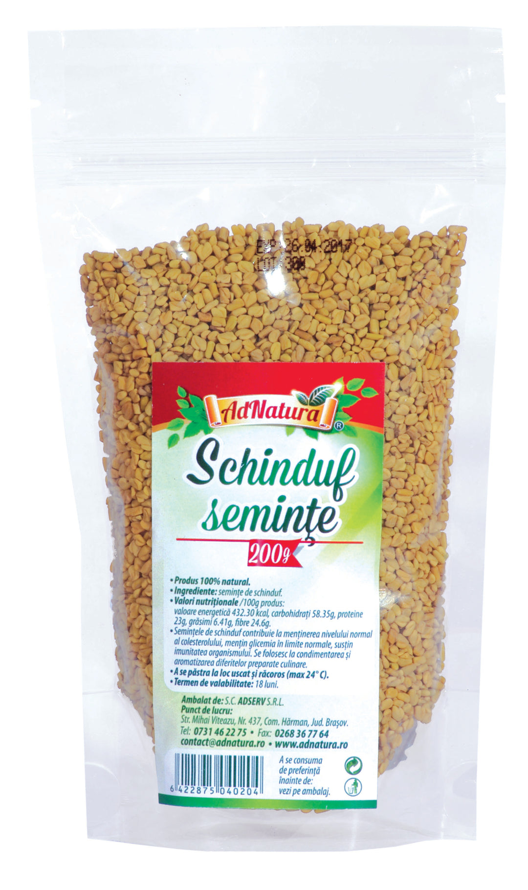 Schinduf seminte 200gr - Adserv