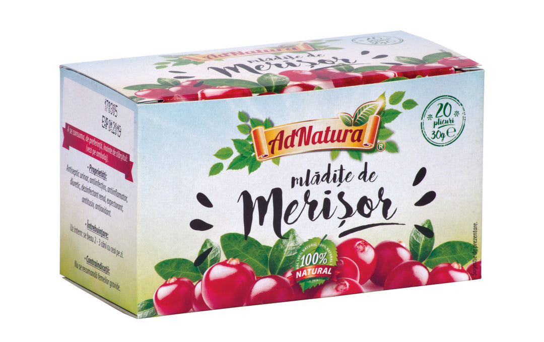 Ceai de merisor mladite 1,5gr*20dz - Adserv