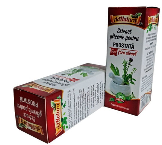 Extract gliceric prostata fr.alcool 50ml - Adserv