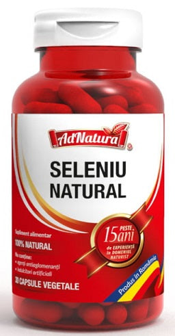 Seleniu natural 30cps - Adserv