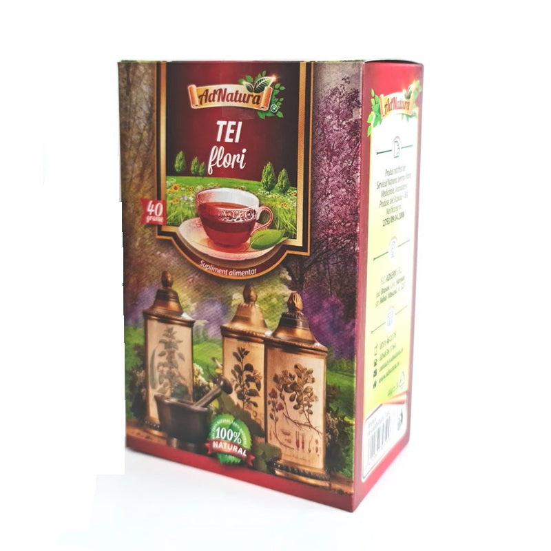 Ceai de tei flori 40gr - Adserv