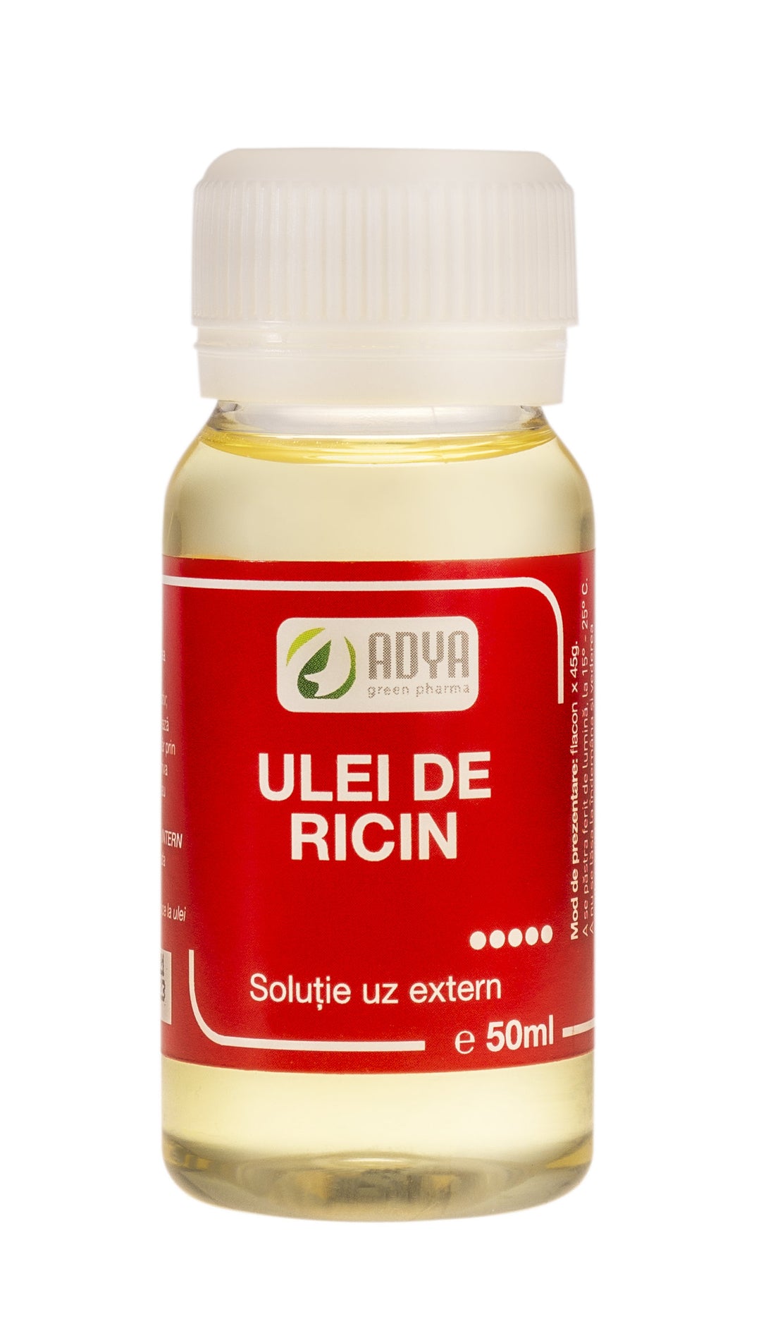 Ulei de ricin 45gr(50ml) - Adya Green Pharma