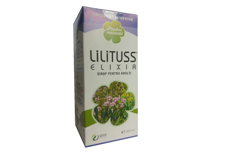 Lilituss elixir sirop pentru adulti 200ml - Adya Green Pharma