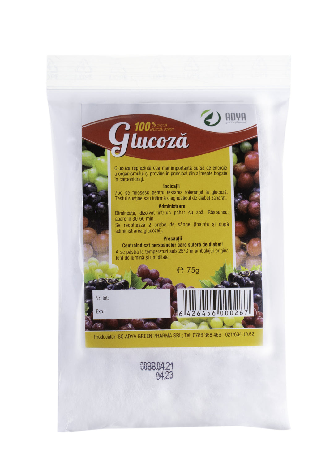 Glucoza 75gr - Adya Green Pharma