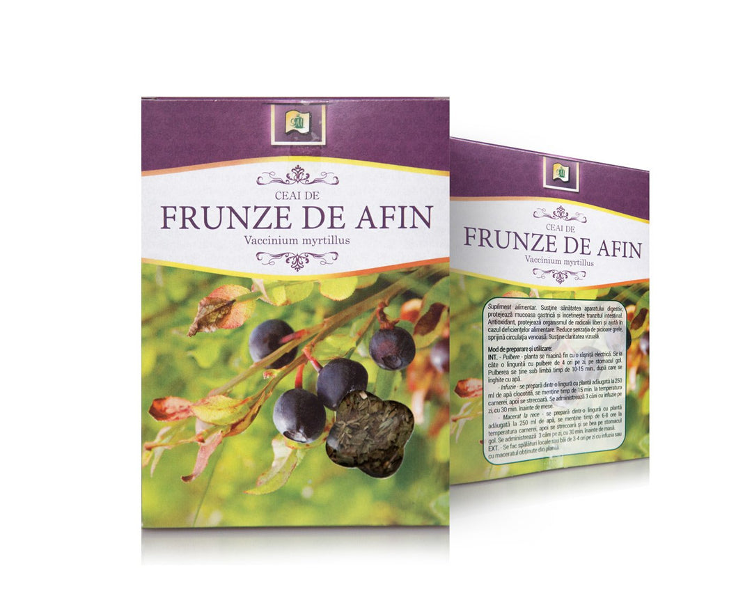 Ceai de afin frunze 50gr - Stef Mar