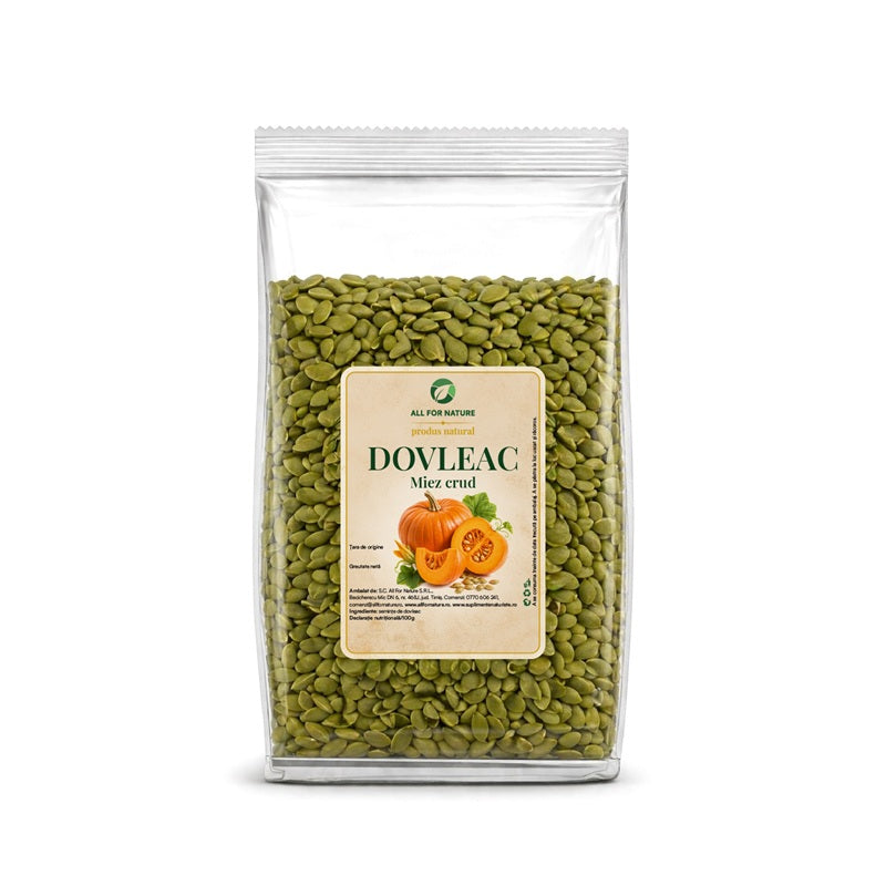 Miez crud de dovleac, 500g - All For Nature