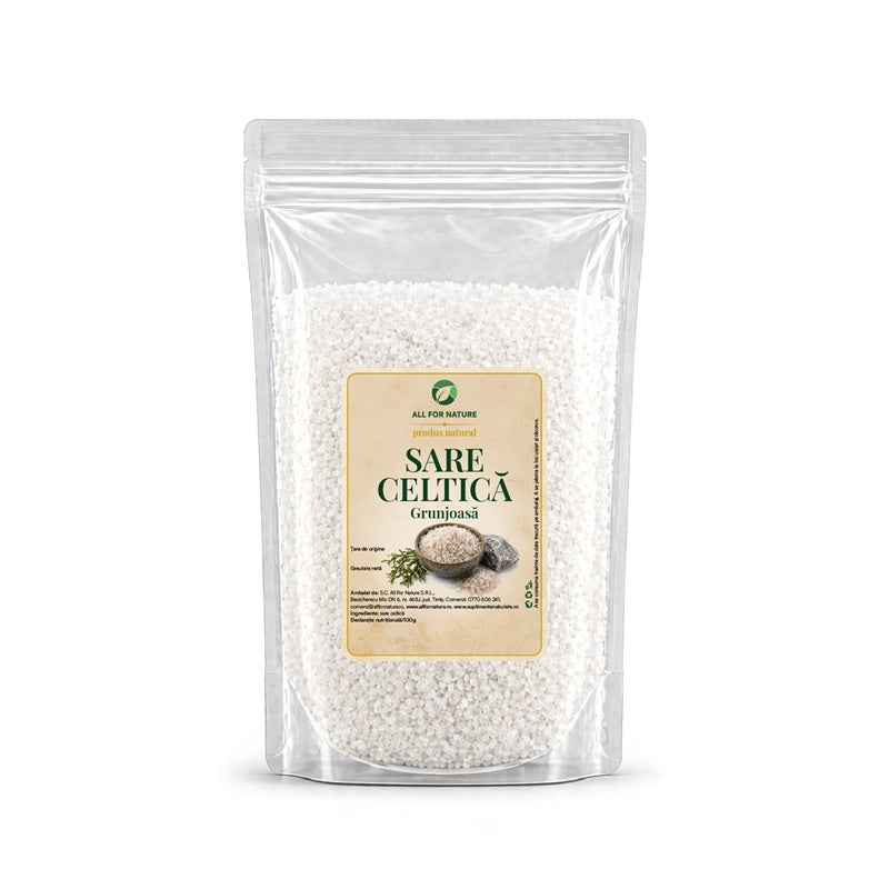 Sare celtica grunjoasa, 500g - All For Nature