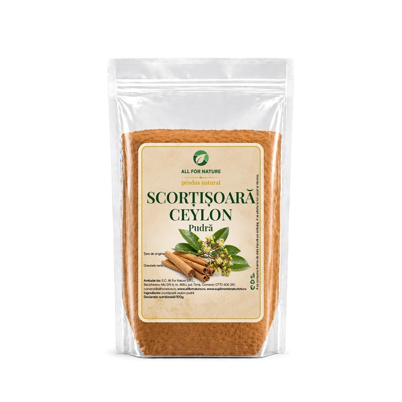 Scortisoara Ceylon pudra, 100g - All For Nature