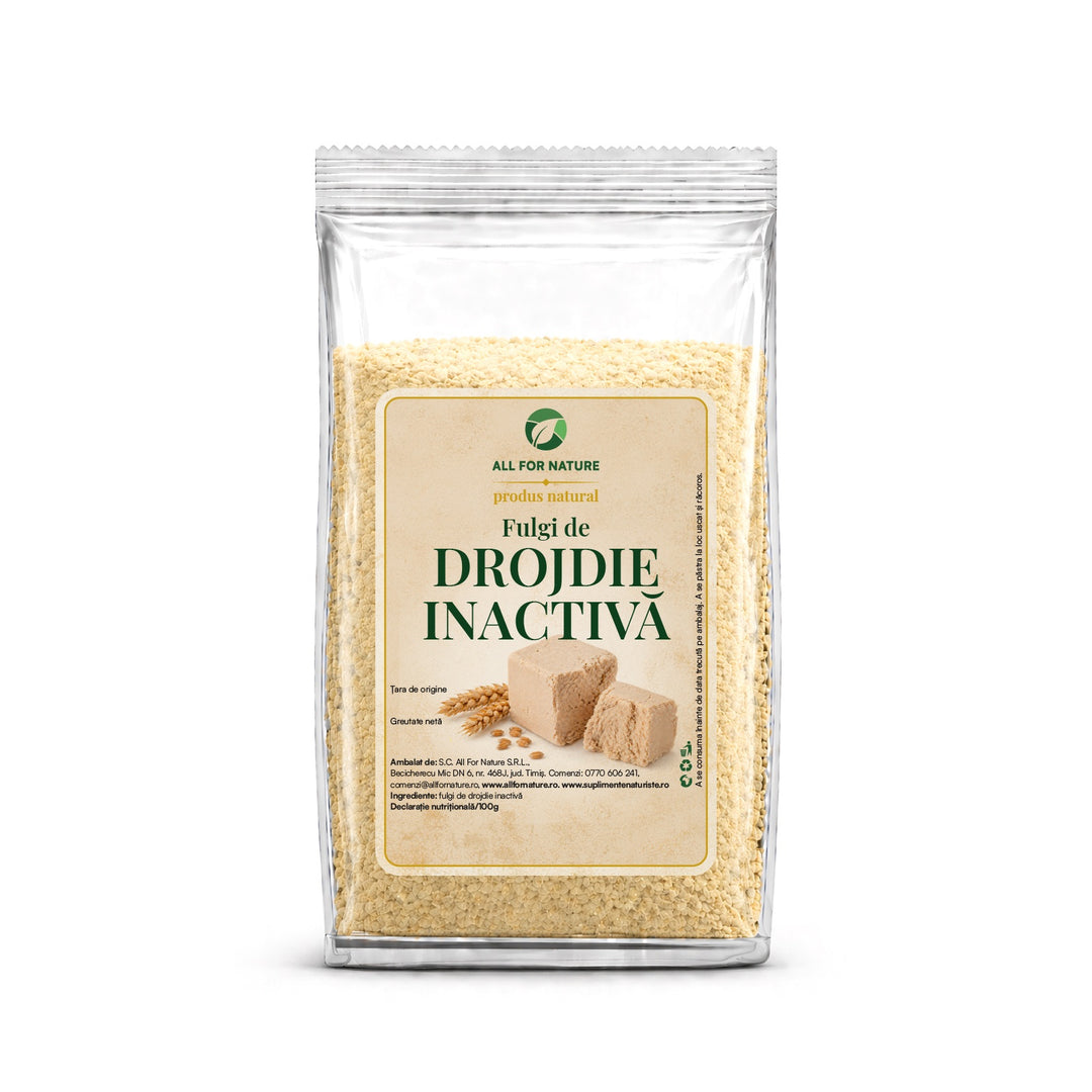 Fulgi de drojdie inactiva, 250g - All For Nature