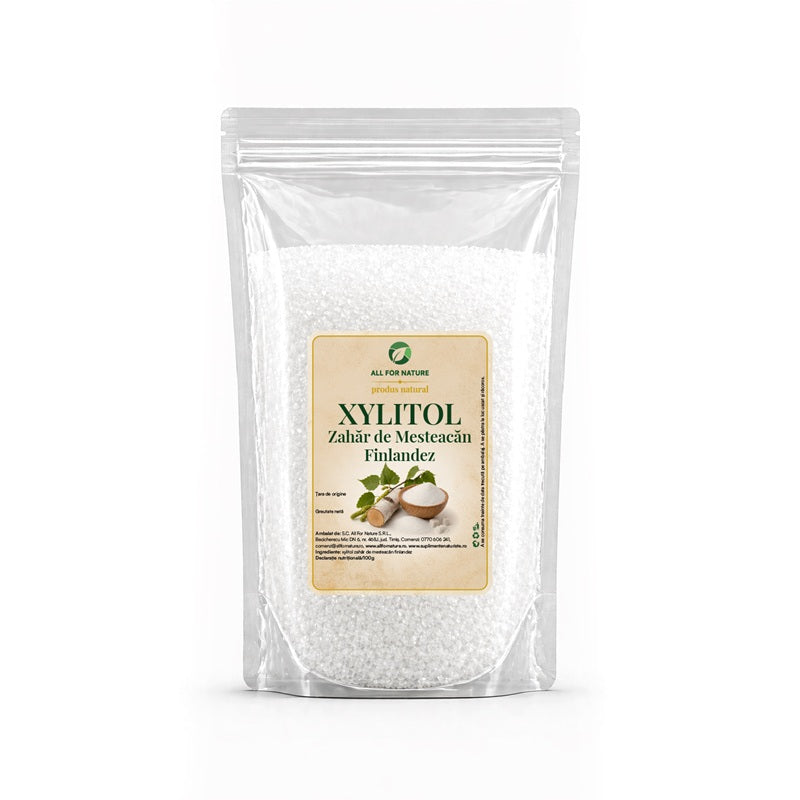 Xylitol (Zahar de mesteacan finlandez), 500g - All For Nature