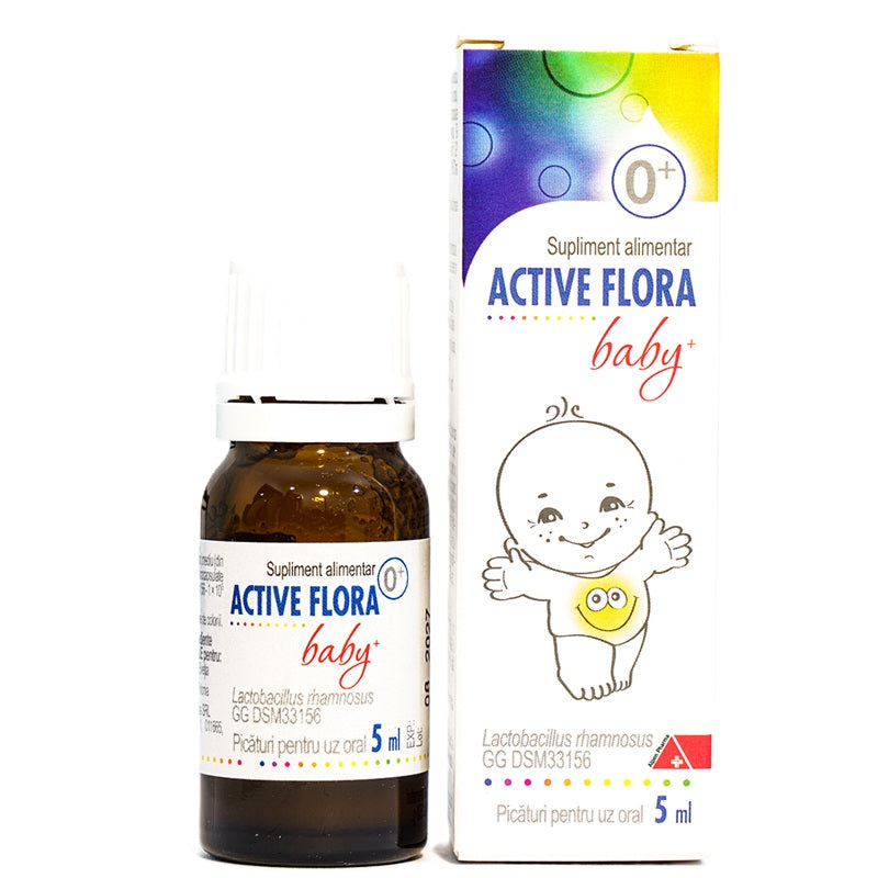 Active Flora Baby Plus picaturi, 5ml - Alpen Pharma