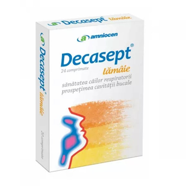 Decasept lamaie 24cpr - Amniocen