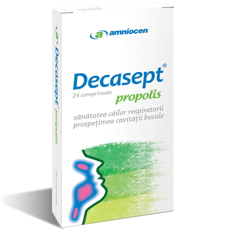 Decasept propolis 24cpr - Amniocen