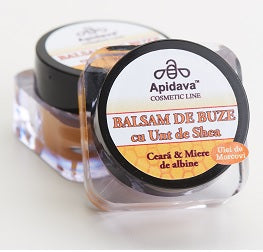 Balsam buze cu unt de shea 10ml - Apidava