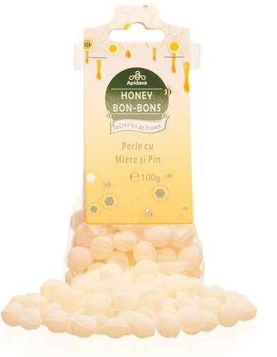 Perle cu miere&pin 100gr - Apidava