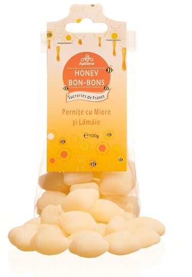 Pernite cu miere&lamaie 100gr - Apidava