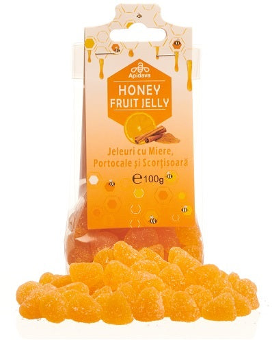 Jeleuri miere,portocale&scortisoara 100gr - Apidava