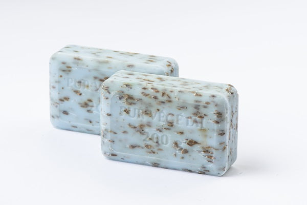 Sapun exfoliant lavanda&ulei migdale 200gr - Apidava