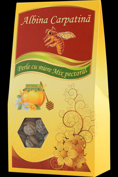 Perle cu miere mix pectoral 100 gr (Albina Carpatina)-APPG.00038