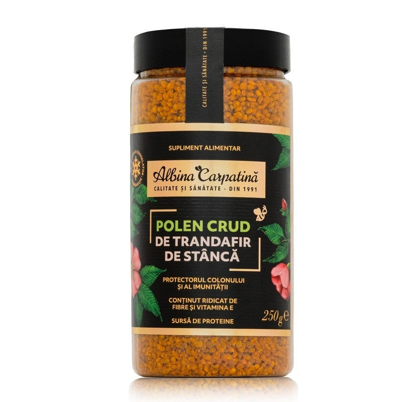 Polen crud trandafir de stanca 250gr - Apicola Pastoral Georgescu