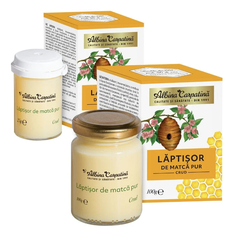 Laptisor de matca 100gr+laptisor 25gr promo - Apicola Pastoral Georgescu