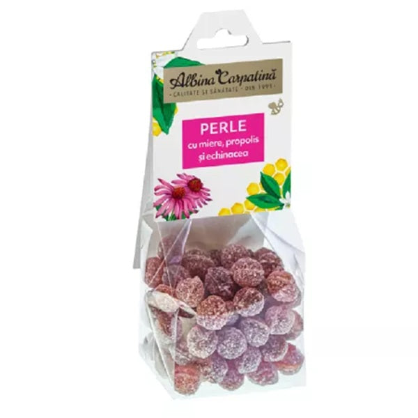 Perle miere+propolis+echinaceea 100gr - Apicola Pastoral Georgescu